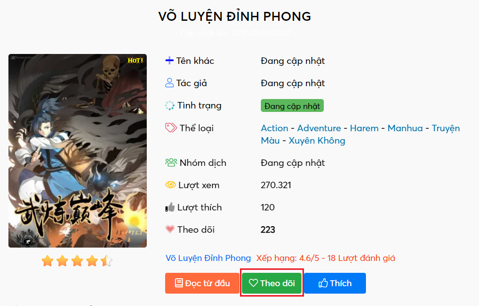 Hướng dẫn theo dõi truyện tranh - TopTruyenXI.Com